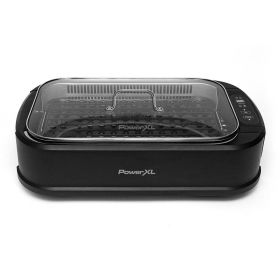 PowerXL Smokeless Grill Family Size- with Tempered Glass Lid with Interchangeable Grill and Griddle Plate and Turbo Speed Smoke Extractor Technology 2
