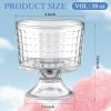 Set of 9 Footed Glass Ice Cream Bowl 10 OZ Glass Dessert Cups Clear Trifle Party Bowl Parfait Cup for Fruit, Ice Cream, Salad