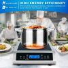 Duxtop Professional Portable Induction Cooktop, Commercial Range Countertop Burner, 1800 Watts Induction Burner