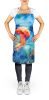 Jellyfish Apron Cooking Kitchen Server Baking Crafts Gardening for Adult Women Men, Unisex, Large, Multicolor