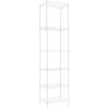 6 Wire Shelving Steel Storage Rack Adjustable Unit Shelves for Laundry Bathroom Kitchen Pantry Closet