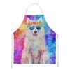 Samoyed Hippie Dawg Apron Cooking Kitchen Server Baking Crafts Gardening for Adult Women Men, Unisex, Large, Multicolor